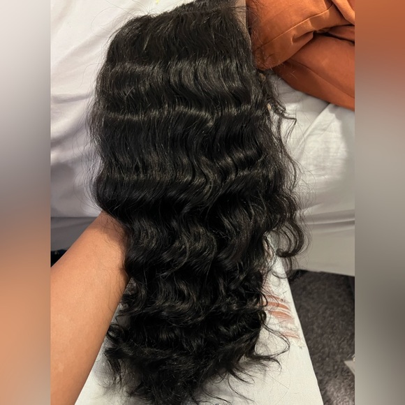 Brazilian Natural 100% Human Lace Front Wig - Picture 6 of 14